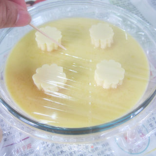 玉子豆腐蒸蛋的做法步骤：6