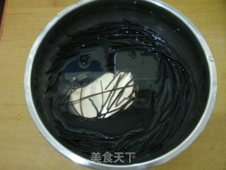 香拌蕨根粉的做法步骤：1