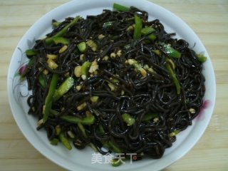 香拌蕨根粉的做法步骤：5