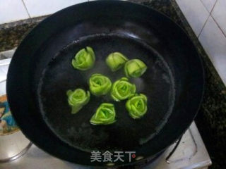 香菇油菜的做法步骤：6