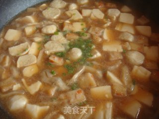 平菇豆腐味噌汤的做法步骤：8