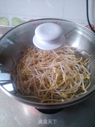 拌黄豆芽的做法步骤：2