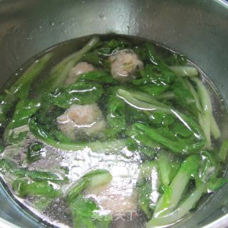 蔬菜丸子汤的做法步骤：5