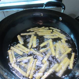 蜜糖薯条的做法步骤：5