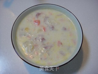 培根土豆浓汤（必胜客菜谱）的做法步骤：9