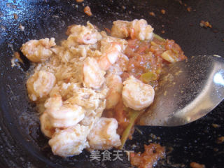 非常美味的一道菜——【番茄炒虾仁】的做法步骤：13