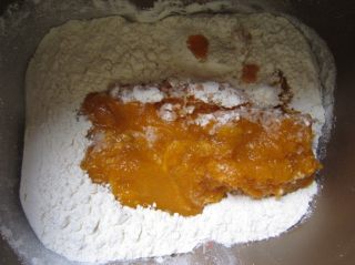 南瓜紫薯吐司的做法步骤：5