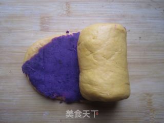 南瓜紫薯吐司的做法步骤：14