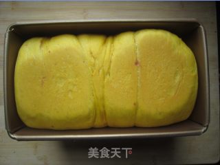 南瓜紫薯吐司的做法步骤：17