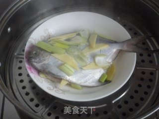 清蒸平鱼的做法步骤：7