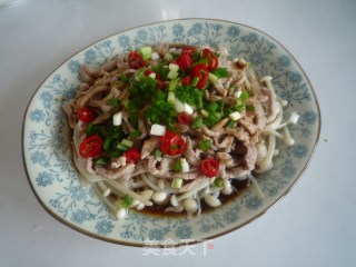 白灼里脊的做法步骤：9