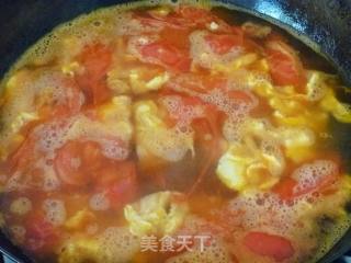 【怡汝私房面食】充满回忆的一碗面---西红柿鸡蛋汤面的做法步骤：7