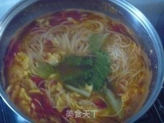 【怡汝私房面食】充满回忆的一碗面---西红柿鸡蛋汤面的做法步骤：8