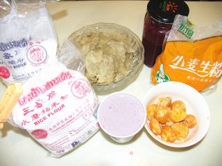 五彩冰皮月饼的做法步骤：1