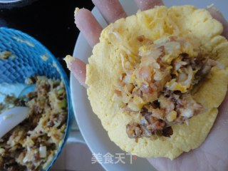 玉米面酸菜团子的做法步骤：7