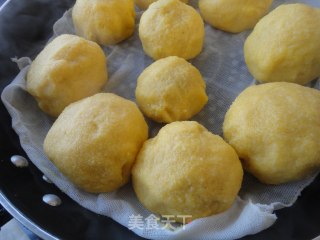 玉米面酸菜团子的做法步骤：9