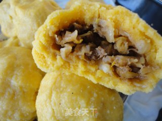 玉米面酸菜团子的做法步骤：12
