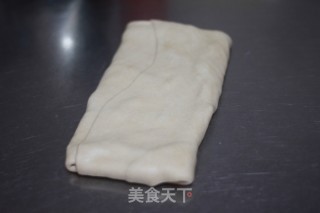 杏仁酥，酥条-叠被子的做法步骤：4