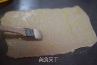杏仁酥，酥条-叠被子的做法步骤：6