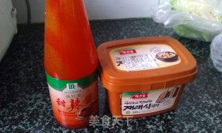 韩式家常版年糕（酸甜辣口味噢）的做法步骤：2