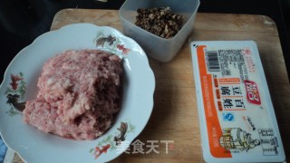 肉末香菇豆腐的做法步骤：1