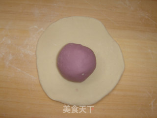 换着花样做馒头——【紫薯花形馒头】的做法步骤：6