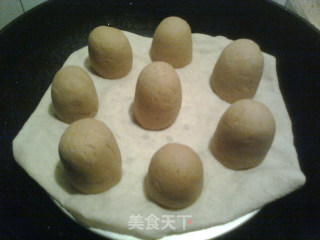 红糖小麦胚芽馒头（一次发酵成形）的做法步骤：10