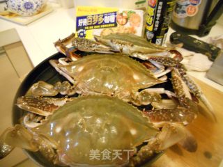 咖喱蟹的做法步骤：1