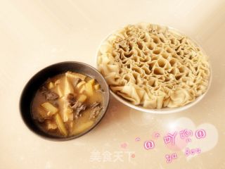 羊肉汤莜面的做法步骤：10