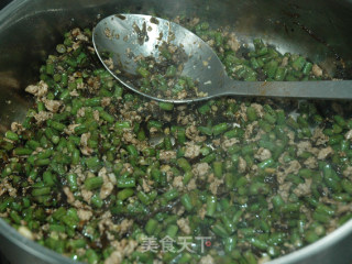 米饭杀手——榄菜肉末豇豆的做法步骤：8