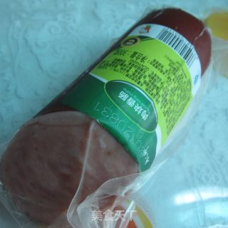 火腿烧豆角的做法步骤：3