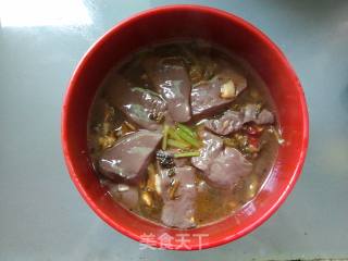 酸菜鸭血的做法步骤：6