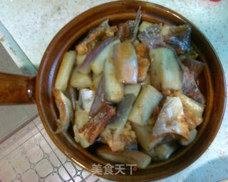 鱼干茄子煲的做法步骤：6