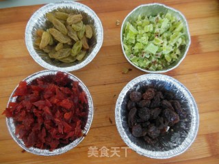 青红丝老老式月饼的做法步骤：3