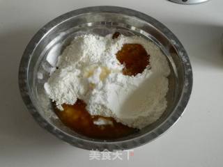 京味儿月饼----自来红的做法步骤：3