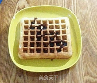 格子诱惑——华夫饼（泡打粉版，2个松饼的用量）的做法步骤：10