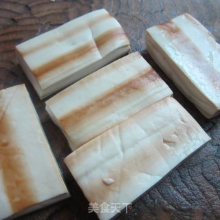 仿真扣肉-----茄片扣豆腐的做法步骤：3