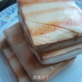 锅贴大块豆腐的做法