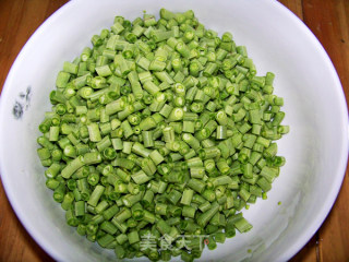 心蓝手制私房菜【口味豆角碎】——节日里的小确幸，小清新的做法步骤：2