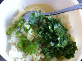 印度黄豆拌土豆泥球moong dal vadas的做法步骤：5