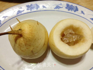 川贝蒸雪梨的做法步骤：6