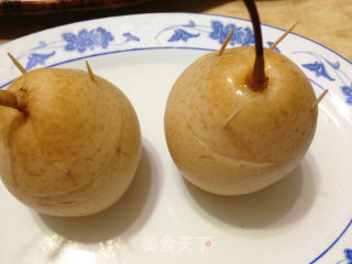 川贝蒸雪梨的做法步骤：7