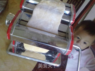 豆角焖面（附带自制面条的方法）的做法步骤：6