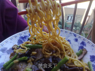 豆角焖面（附带自制面条的方法）的做法步骤：21
