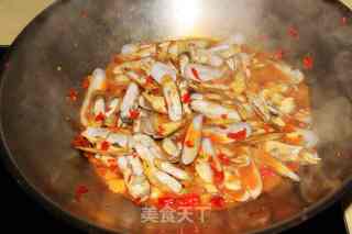 糟辣椒炒圣子螺的做法步骤：8