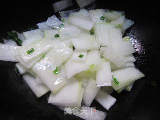 香葱烧冬瓜的做法步骤：6