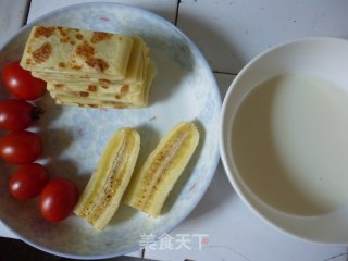 奶香蕉饼的做法步骤：14