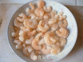 西兰花炒虾仁的做法步骤：2