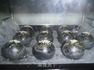 竹炭蛋黄酥的做法步骤：19