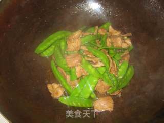 荷兰豆炒肉片的做法步骤：10